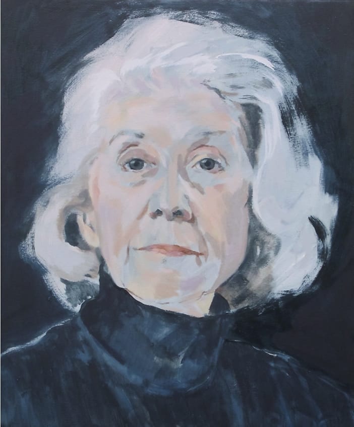 Figuratief abstract olieverf portret